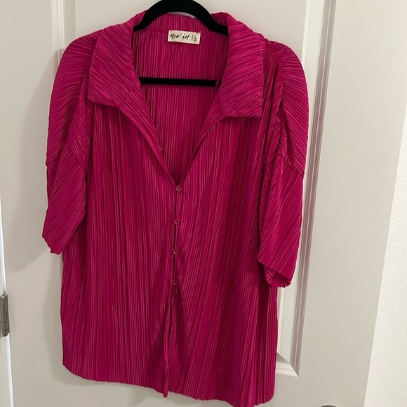 Böhme pink button up - Picture 1 of 3